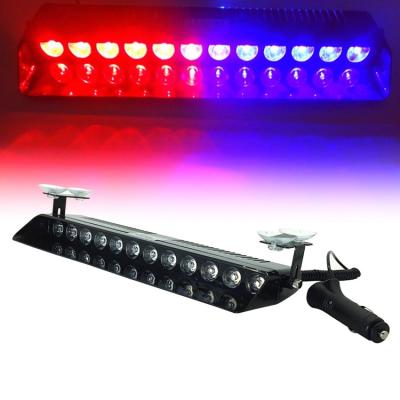 China Automotive 12 LED Strobe Light Industry Windshield Emergency Warning Car Lights Signal Lamp DC 12V Auto Strobe Flashing Light for sale