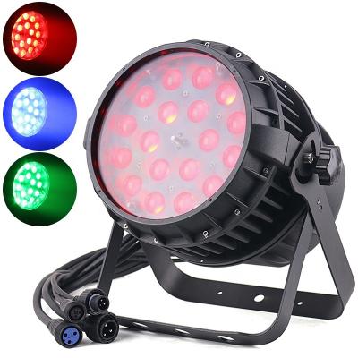 China Theme Park Waterproof 18x10w RGBW Led Zoom Par Light Wedding Party Stage Par Ip65 Outdoor Box Uplights for sale