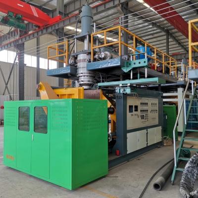 China Automatic bottle quality products traffic roadblocks and road cone HDPE extrusion blow molding machine price for sale