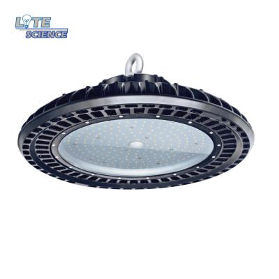 China IP65 Alumilum/PC Warehouse Coverage UFO 150w Led High Bay Light With MW/SOSEN Driver for sale