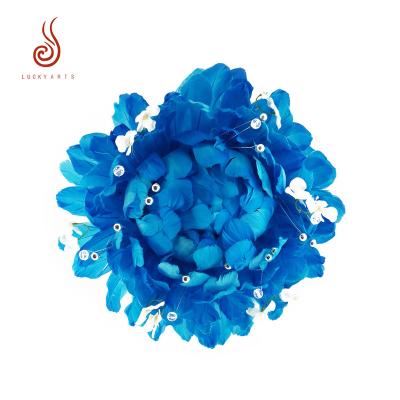 China Other hot selling beautiful blue goose feather flower for home decoration for sale