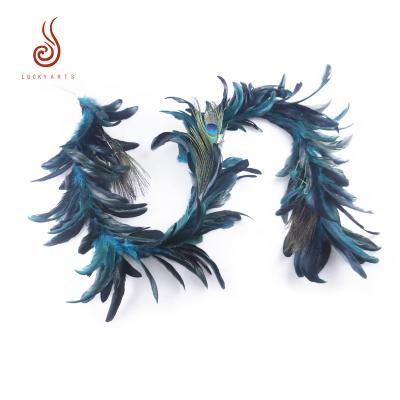 China Other China Factory Wholesale Rooster Peacock Feather Boa For Party Decoration for sale