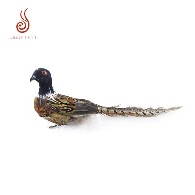 China 2019 New Design Factory Wholesale Artificial Poultry Feather Birds For Home Garden Trimming for sale