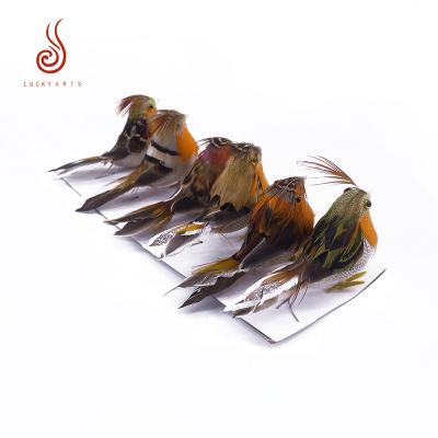 China Other high quality cheap wholesale artificial pheasant feather bird for decoration for sale