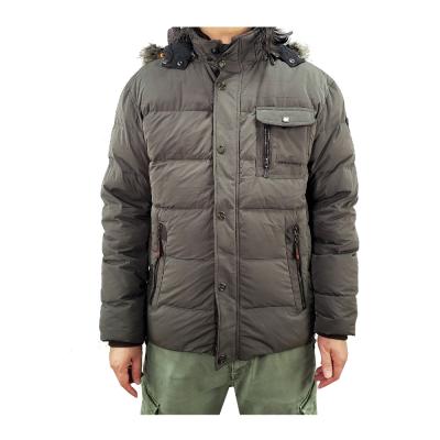 China Custom Stytlish Men's Waterproof Promotional High Quality Winter Woven European Down Jacket for sale