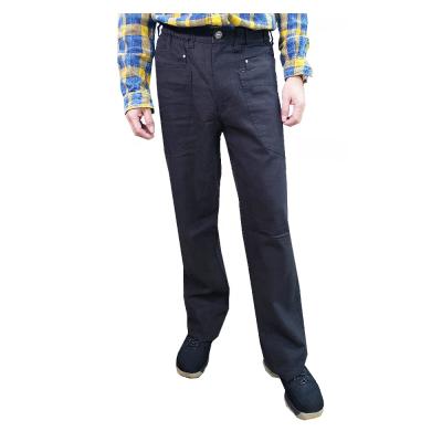 China Flat 2021 Hot Selling Brand 45% Unique Cotton 55% Canvas Woven Mid Waist Men's Casual Regular Pants With 6 Pockets for sale