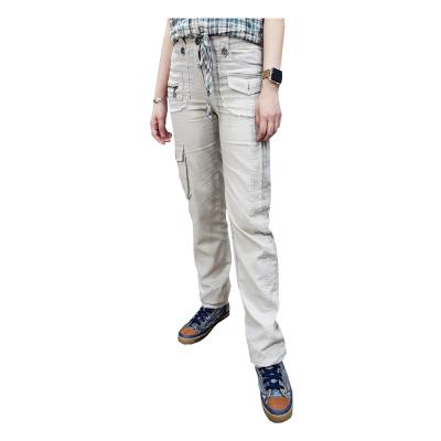 China Other Best 45% Cotton Fashionable Women's Custom Made High Quality 55% Canvas Pants for sale