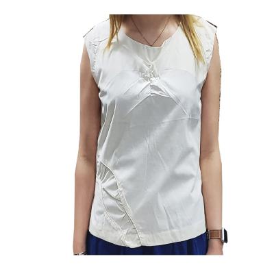 China Wholesalers High Quality Women's Plus Size Pleats Woven Fashionable Tops for sale