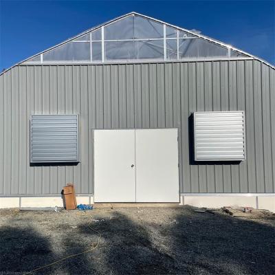 China Automated 100% Automatic Light Deprivation Blackout Deprivation Single-Span Light Circle Greenhouse Greenhouse For Medical Breeding for sale