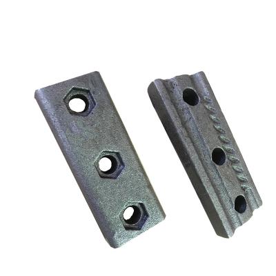 China Malleable Iron Investment Casting Iron Casting Pair Use For Non Standard Wire Rope Lock Construction Accessories for sale