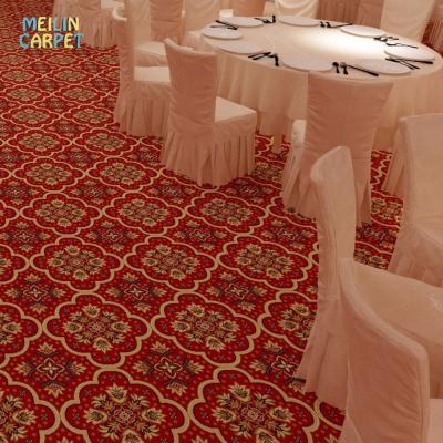 China High quality 100%wool jacquard hotel carpet for hotel for sale