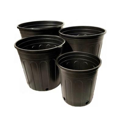 China Garden Modern PE Blow Mold Green Plant Root Control Pot Seedling Basin Gallon Plastic Flower Pot for sale