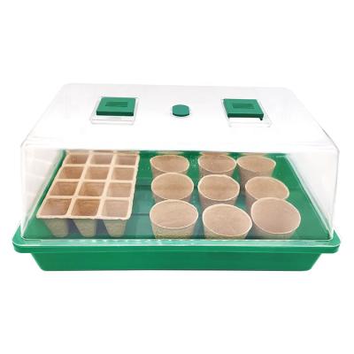 China Indoor Eco Friendly Nursery Pot Propagator Propagation Kit Trays with Mini Tools for sale