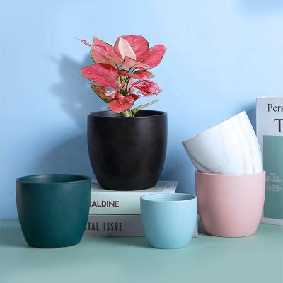 China Wholesale Indoor Custom Mini Ceramic Succulent Planter Small White Ceramic Flower Pots Durable Material for sale