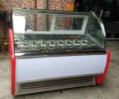 China Hotels Mvckyi Ice Cream Show Gelato Display Gelato Showcase for sale