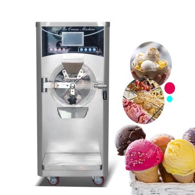 China Hotels Mvckyi New Design Door Gelato Ice Cream Machine Batch Freezer Transparent Hinged Hard Ice Cream Machine for sale