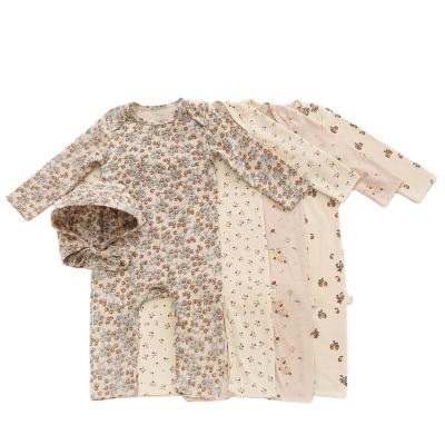 China High Quality Newborn Baby Outer Baby Romper Cotton Long Sleeve Romper 100% Infants and Toddlers Hot Selling Cotton Autumn Baby Overalls for sale