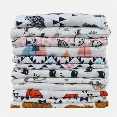 China PORTABLE Low MOQ 100% Organic Cotton Knit Soft Newborn Baby Wrap Gauze Wrap Muslin Sleep Blanket for sale