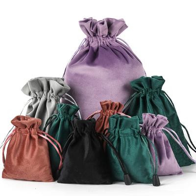 China Stain Multi-Size Cotton Canvas Drawstring Pouch Gift Jewelry Packaging Bag Moistureproof Bag for sale