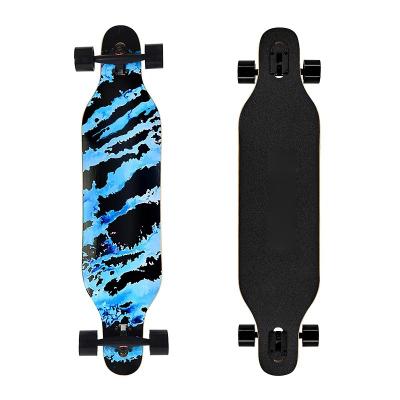 China Newest 41 Inch Long Custom Maple Wood Teenagers Board With Good Bearing Skateboard For Youths for sale