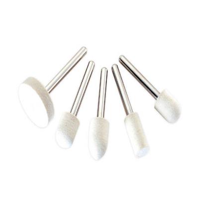 China Customized Felt Shape Stainless Steel Shank Mounted Felt Bob Wool Felt Polishing Bob Chuck Mounted Grinding Polish for sale