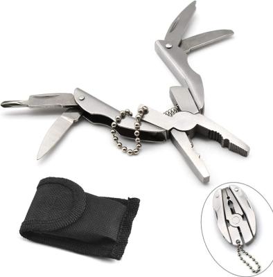 China 304 Stainless Steel OEM ODM Hotsale Mini Folding Multitool Pliers Tool Pliers for sale