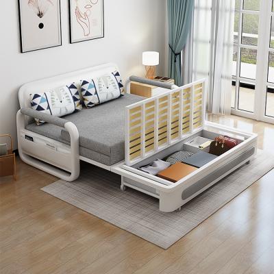 China Foldable Living Room Sofa Bed With Storage Modern Foldable Metal Frame Home 1m 1.2m 1.5m 1.8m Wholesale Price for sale