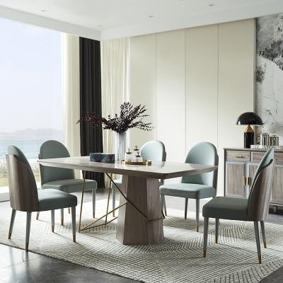 China Welliton OEM ODM Home Furniture Modern Rectangular Dining Table And Chairs for sale