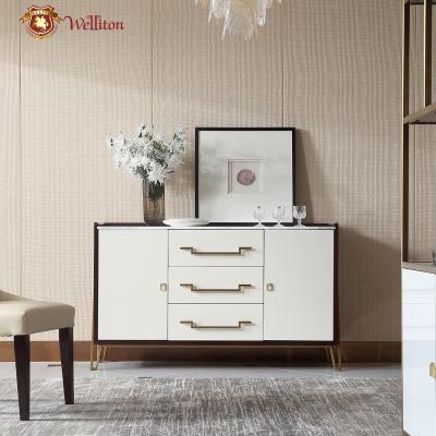 China Welliton solid wood soli sideboard cabinet K801-9 modern dining wooden sideboards living room cabinets furniture for sale