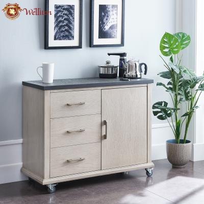 China Welliton OEM&ODM Wooden Cabinets K802-6 Solid Wood Drawers Living Room Furniture Console Table Living Room Cabinet Chest for sale