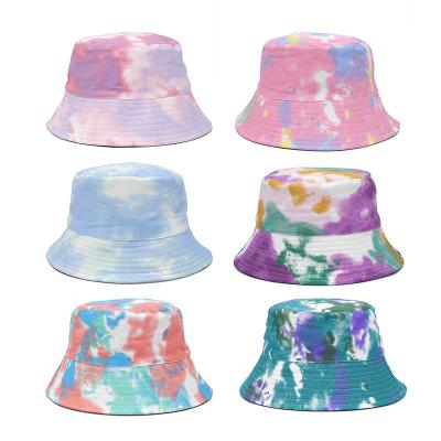 China 2022 European and American Style Fashion Double Sided Link Dye Hip Hop Bucket Hats Men Women Sun Hat Fisherman Caps for sale