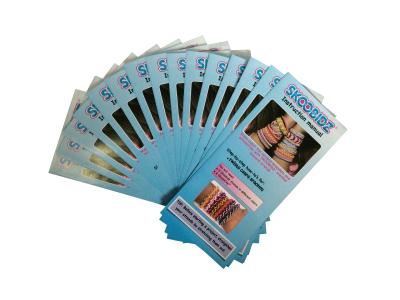 China Folded flyer printing, tri-fold flyer printing, big size flyer printing, art paper booklets printing for sale