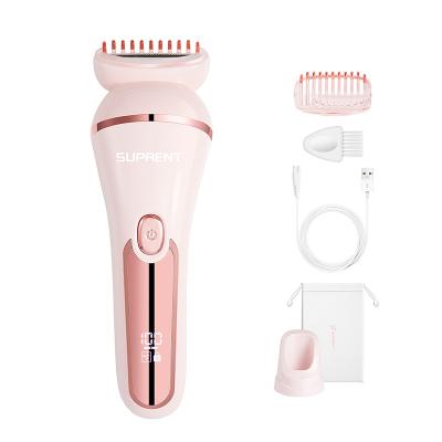 China Outer 3 in 1 Body Hair Electric Shaver Razor Female Pubic Trimmer for Body Pubic Hair for sale