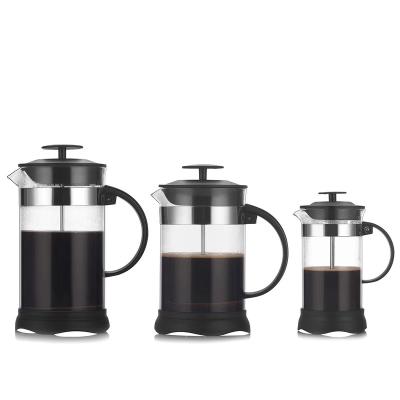 China Sustainable High borosilicate glass method press pot hand brewing coffee utensils household filter brewing teapot French coffee pot for sale