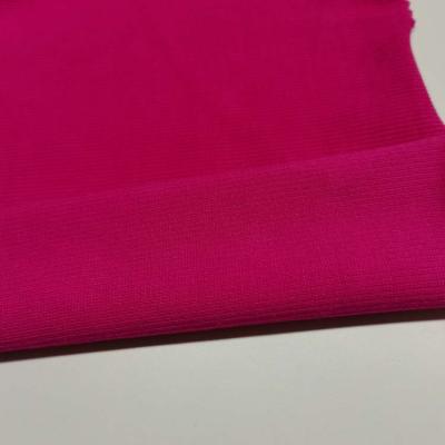 China Anti-Bacteria Customize Fiber 95% 5% Spandex Bamboo Bamboo 2*2 Rib Fabric For Garment Stretch for sale