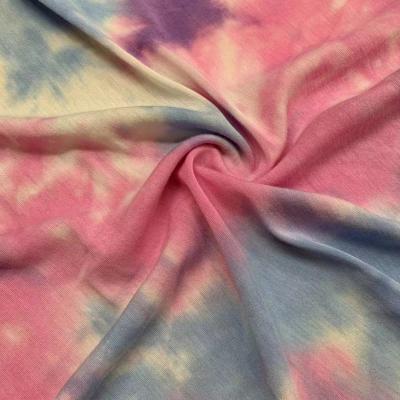 China New Design Breathable Colorful 72%Rayon 28%Spandex Tank Top Tie Dye Knitted Tank Top For Women And Man's Suits And Apparel for sale