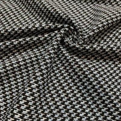 China New Design Breathable High Quality Fancy 75Poly 22Rayon 3Span Knit Jacquard Fabric For Suits & Apparel & Garments for sale