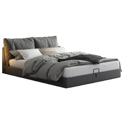 China HUIJUYOUPIN Beds Designs Foldable King Size Bed With Storage Modern King Size Home Bed Room Furniture for sale