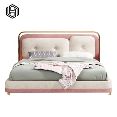 China Modern Stylish Storage Child Bed HUIJUYOUPIN Latest Stylish Raised Bed Designs 2020 Girls Beds for sale