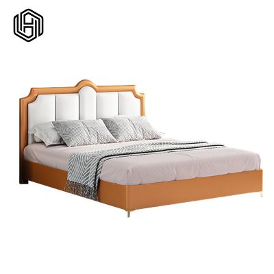 China HUIJUUPIN Quality Functional Beds Modern Italian Bed Frame With Storage Double for sale