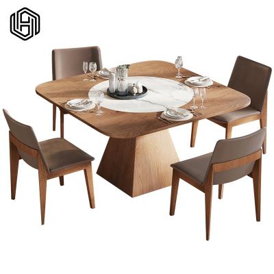 China Table Solid Wood Dining Table Set Square Solid Wood Dining Table for sale