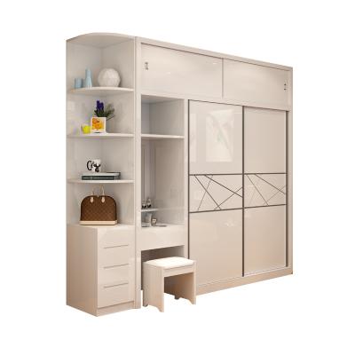 China Custom Expandable Hot Sale New Design Wardrobe Huijuyoupin White Wardrobe for sale