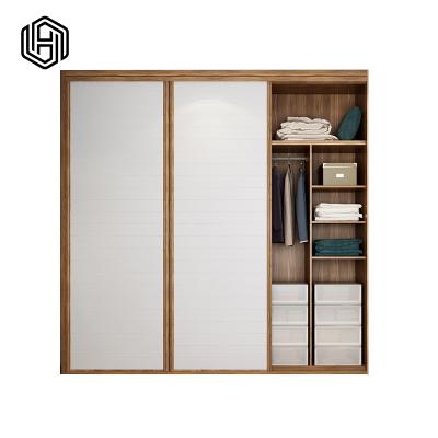 China Luxury expandable free customization master craftsman wardrobe door huijuyoupin 3 wooden wardrobe for sale