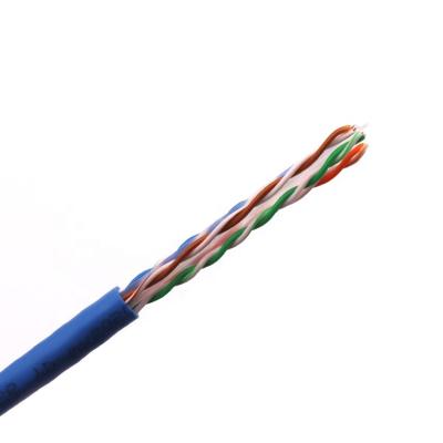 China High-quality Pure Copper Core Twisted Cable PVC Sheath Insulation Jacket 8 core conductor 305m Cat6 UTP 4 Pair Cable for sale