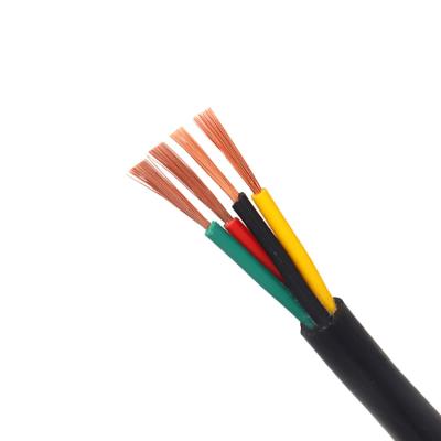 China Copper Rvv Wire Cables red black blue Electric Wire  Single Core Bare Copper RVV RVS Wire Strand Power Cable for sale