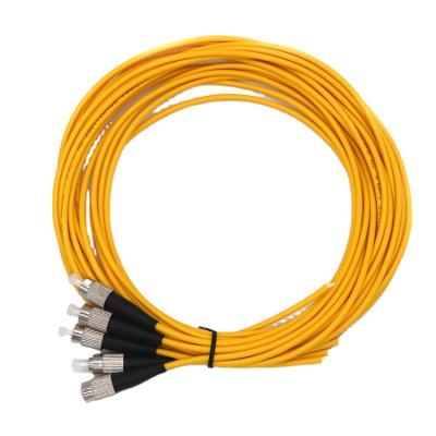 China YUEDAO 3m LC UPC Single Mode 0.9mm FTTH Fiber Pigtail PVC LSZH 1.5m Fiber Pigtail lc/pc for sale