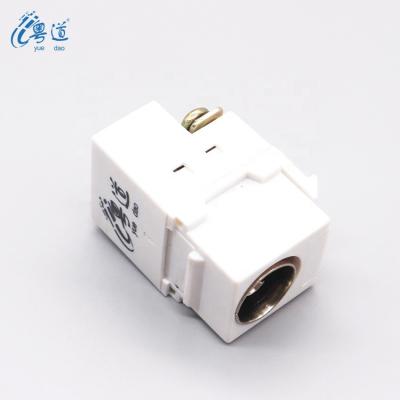 China Wholesale Price Audio & Video Rj45 Tv Keystone Jack,Coaxial Keystone Jack Catv Rj45 Socket Tv Keystone Jack for sale