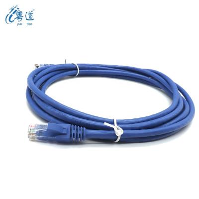 China YUEDAO  factory Cat6 UTP 1m 23AWG PVC copper core patch cord for sale