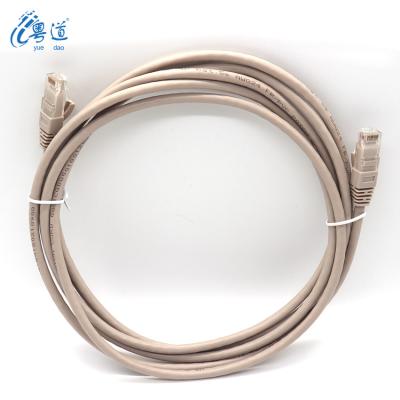 China YUEDAO  factory Cat5e 3m 24AWG PVC copper core patch cord for sale