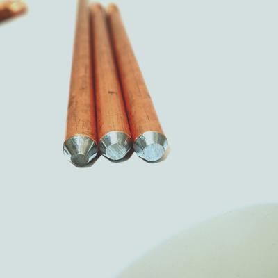 China Class I Insulation 8 Feet Copperclad Earth Rods with High Conductivity Efficiency and ISO Certification for sale